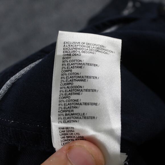 Maeve Jeans Women 30 The Delaney Clean Seamed Wide Leg Blue Contrast Stitch Boho - Picture 16 of 16